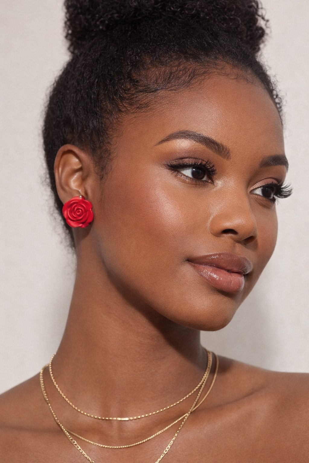 Rose Stud Earrings